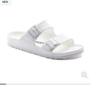 Used Birkenstock Eva Arizona essentials in white - good condition a little dirty
